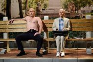 Od lewej Beck Bennett jako prezydent Rosji Władimir V Putin i Kate McKinnon jako prokurator generalny Jeff Sessions podczas otwarcia Saturday Night Live w sobotę.