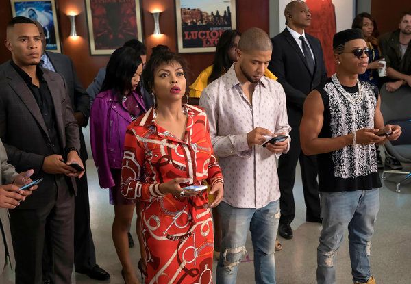Από αριστερά, οι Trai Byers, Serayah McNeill, Taraji P. Henson, Jussie Smollett και Bryshere Gray στο Empire.