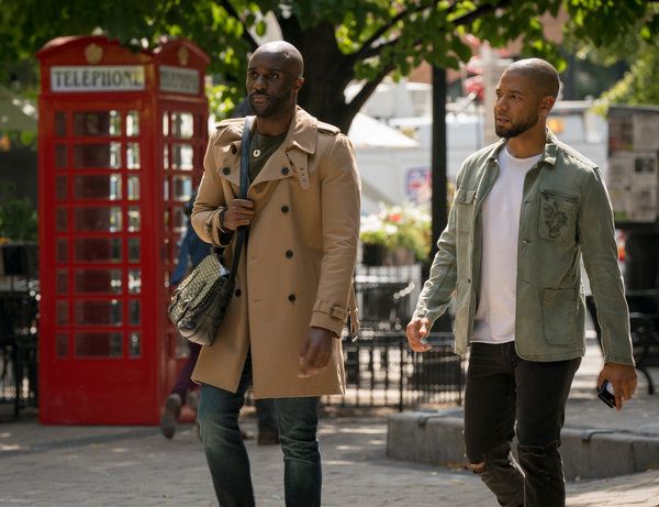 Toby Onwumere, à gauche, et Jussie Smollett dans Empire.