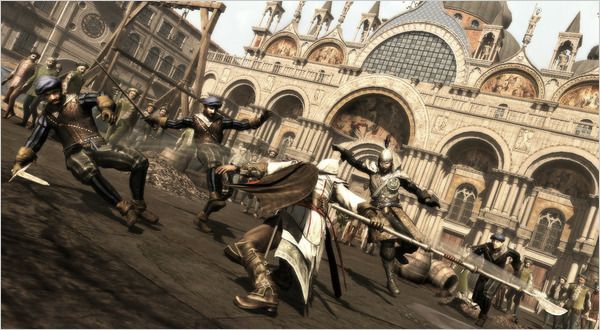 Assassin’s Creed II, de la Ubisoft, schimbă lupta dintre Templieri și Asasini în Italia Renașterii.