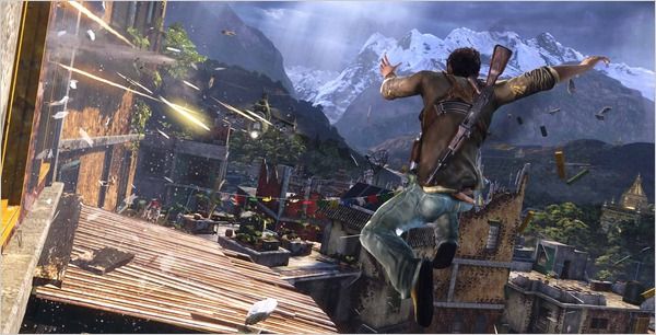 Nathan Drake kehrt in Uncharted 2: Among Thieves von Naughty Dog zurück, das jetzt für die PlayStation 3 erhältlich ist.