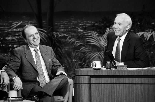 Нюхарт в The Tonight Show с Джони Карсън през 1991 г.
