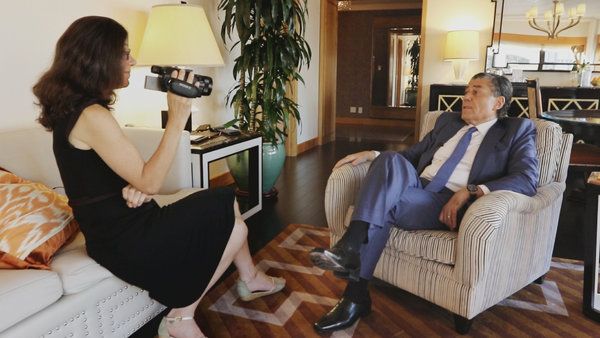Alexandra Pelosi ir Haimas Sabanas filme „Susipažinkite su donorais: ar pinigai kalba“?