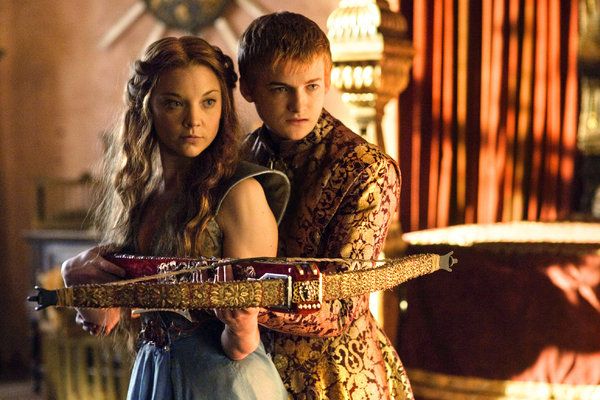 Natalie Dormer ve Jack Gleeson üçüncü sezondan bir sahnede