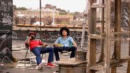 Шамейк Мур, вляво, и Джастис Смит в The Get Down.