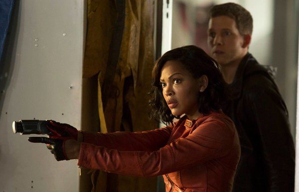 Meagan Good og Stark Sands i Minority Report, som har premiere mandag på Fox.